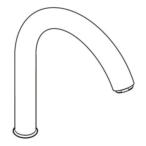 hansgrohe Auslauf für Spültischmischer Standmodell steel