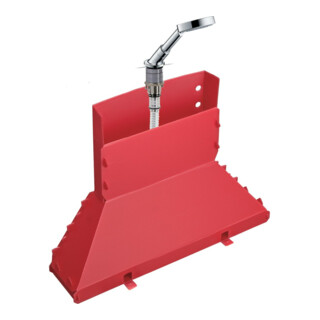 hansgrohe Axor Bouroullec corps de base set bord de baignoire, avec douchette, aspect acier inoxydable