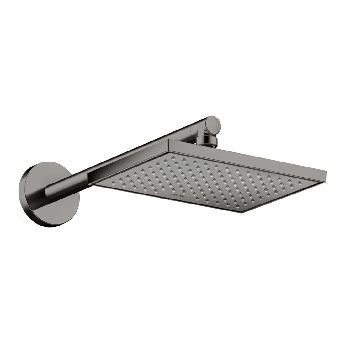 hansgrohe Axor Bras de douche 390 mm, fixation murale, chrome noir poli