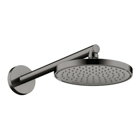 hansgrohe Axor Bras de douche 390 mm, fixation murale, chrome noir poli