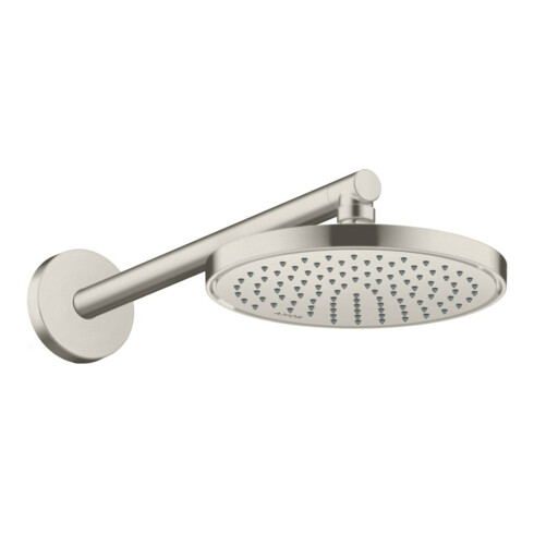 hansgrohe Axor bras de douche 390 mm, montage mural, aspect acier inoxydable