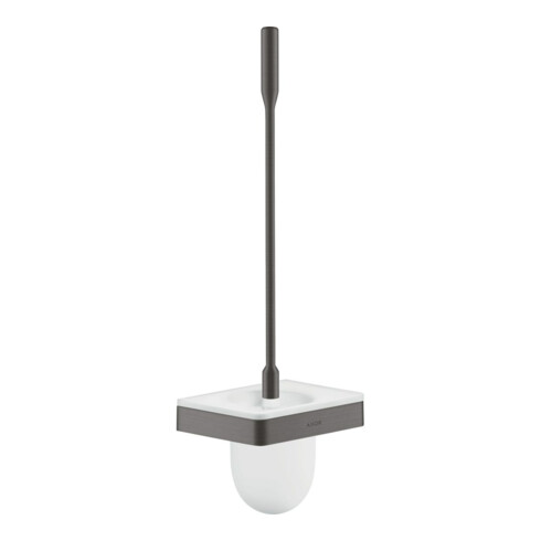 hansgrohe Axor Brosse WC universelle fixation murale, chrome noir brossé