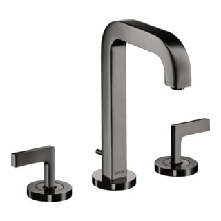 hansgrohe Axor Citterio 3 trous mitigeur lavabo 170 mm, bec 140 mm, chrome, tirette, rosace, poignée