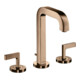 hansgrohe Axor Citterio 3-trous Robinet lavabo 170 mm, avec vidage, chrome, poli-1