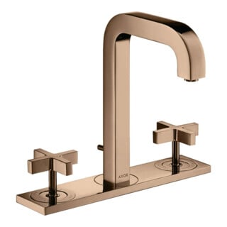 hansgrohe Axor Citterio 3 trous Robinet lavabo 170 mm, mitigeur, tirette, chrome, poli