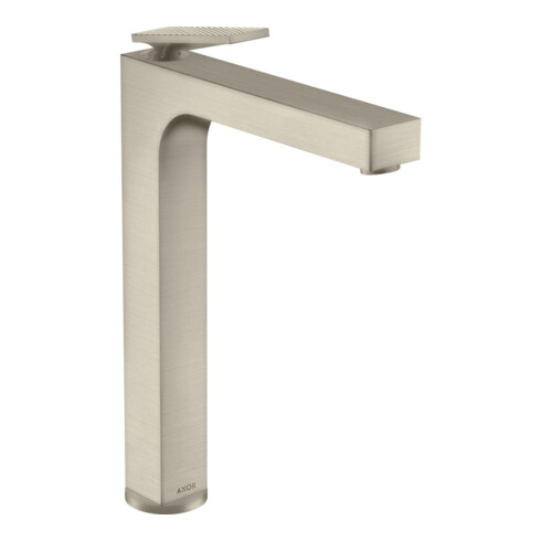 hansgrohe Axor Citterio A Mitigeur lavabo 280 200 mm, HG, sans vidage, bec rotatif, nickel brossé