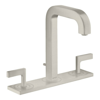 hansgrohe Axor Citterio A Mitigeur lavabo 3 trous 170 140 mm, avec tirette, chrome, ED