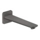hansgrohe Axor Citterio Bec de baignoire chrome noir brossé, projection 222 mm-1