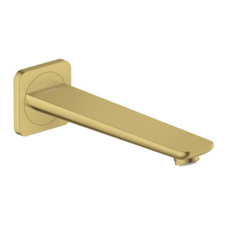 hansgrohe Axor Citterio Bec de baignoire or poli, saillie 222 mm