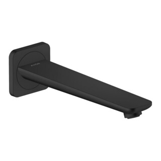 hansgrohe Axor Citterio C Bec de baignoire mat noir, débord 222 mm