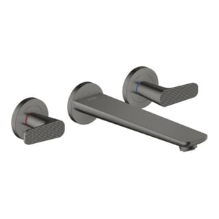 hansgrohe Axor Citterio C Cubic cut PBC Ensemble de finition mitigeur bain 3 trous mural encastré
