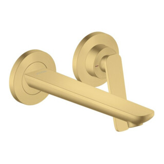 hansgrohe Axor Citterio C Mitigeur lavabo mural encastré 2 trous avec bec 195 mm BGO