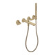 hansgrohe Axor Citterio cub cut Mitigeur baignoire 3 trous, bronze brossé, encastré mural-1