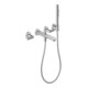 hansgrohe Axor Citterio cubic cut Mitigeur baignoire 3 trous, chrome, encastré mural-1