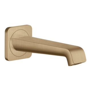 hansgrohe Axor Citterio E Bec de baignoire, saillie 181 mm, bronze brossé