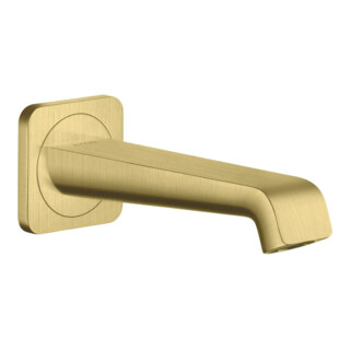 hansgrohe Axor Citterio E Bec de baignoire Saillie 181 mm, laiton brossé