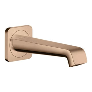hansgrohe Axor Citterio E Bec de baignoire, saillie 181 mm, or rouge poli