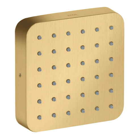 hansgrohe Axor Citterio E Ensemble complet Douche encastrée 120x120mm, Softcube, or optique brillant