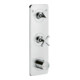 hansgrohe Axor Citterio E Ensemble prêt à poser Mitigeur thermostatique encastré 380x120mm, avec plaque, chrome-1