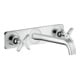 hansgrohe Axor Citterio E Kit complet Mitigeur lavabo encastré 3 trous, bec 220 mm, chrome, poli-1
