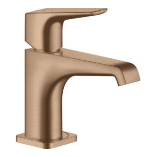 hansgrohe Axor Citterio E Mitigeur lavabo 90 135mm, brossé or rouge, sans vidage