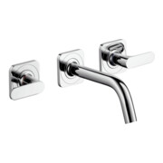 hansgrohe Axor Citterio M Ensemble complet Mitigeur lavabo 3 trous, bec 166 mm, rosé, chrome