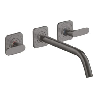 hansgrohe Axor Citterio M Ensemble complet Mitigeur lavabo encastré 3 trous, H 226 mm, rose, bleu