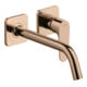 hansgrohe Axor Citterio M Ensemble complet Mitigeur lavabo encastré, A 227 mm, avec rosace, poli or rouge-1