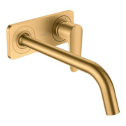hansgrohe Axor Citterio M Ensemble complet Mitigeur lavabo encastré, bec 227 mm, avec plaque, brossé bronze