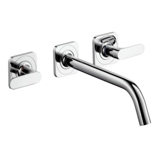 hansgrohe Axor Citterio M Ensemble complet Mitigeur lavabo mural 3 trous, bec 226 mm, rosace, chrome