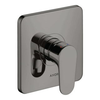 hansgrohe Axor Citterio M Ensemble complet Mitigeur mural avec douchette, 1 jet, chrome poli bleu
