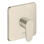 hansgrohe Axor Citterio M Ensemble complet Mitigeur mural douchette, 1 jet, nickel brossé