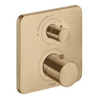 hansgrohe Axor Citterio M Ensemble complet UP-THM, avec valve d'arrêt, 1 voie, bronze brossé