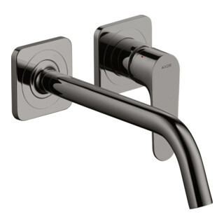 hansgrohe Axor Citterio M Ensemble prêt mitigeur lavabo encastré, A 227 mm, avec rosace, poli bleu vc