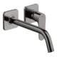 hansgrohe Axor Citterio M Ensemble prêt mitigeur lavabo encastré, A 227 mm, avec rosace, poli bleu vc-1