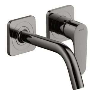 hansgrohe Axor Citterio M Mitigeur lavabo encastré, A 167 mm, avec rosace, poli bleu vc