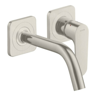hansgrohe Axor Citterio M Mitigeur lavabo encastré, A 167 mm, rosé, aspect acier inoxydable