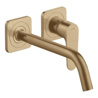 hansgrohe Axor Citterio M Mitigeur lavabo encastré, A 227 mm, rosé, bronze brossé