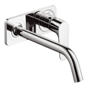 hansgrohe Axor Citterio M Mitigeur lavabo encastré, bec 227 mm, avec plaque, chrome