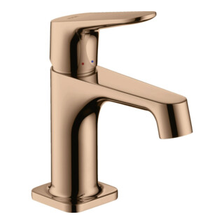 hansgrohe Axor Citterio M Mitigeur lavabo mono 70 A 104 mm, tirette, or pâle