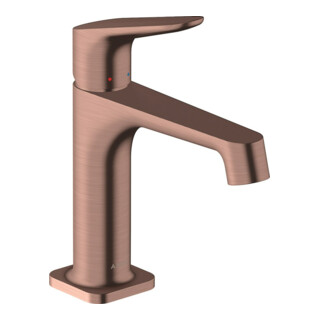 hansgrohe Axor Citterio M Mitigeur lavabo mono-commande 100 128 mm, brosse, tirette, r gol