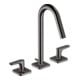 hansgrohe Axor Citterio M Robinet lavabo 3 trous 135 mm, chrome, tirette, rosace-1
