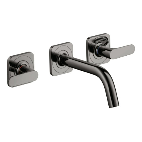 hansgrohe Axor Citterio M Set complet Mitigeur lavabo 3 trous encastré, H 166 mm, chrome poli, bleu