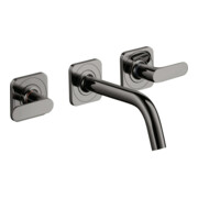 hansgrohe Axor Citterio M Set complet Mitigeur lavabo 3 trous encastré, H 166 mm, chrome poli, bleu