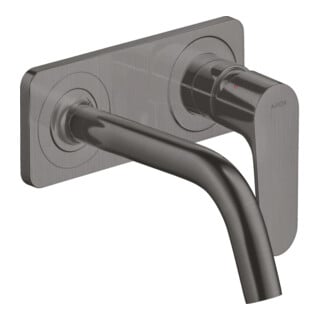 hansgrohe Axor Citterio M Set complet Mitigeur lavabo encastré, A 167 mm, avec plaque, brossé bleu