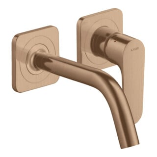 hansgrohe Axor Citterio M Set complet Mitigeur lavabo encastré, H 167 mm, rosé, brossé or