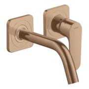 hansgrohe Axor Citterio M Set complet Mitigeur lavabo encastré, H 167 mm, rosé, brossé or