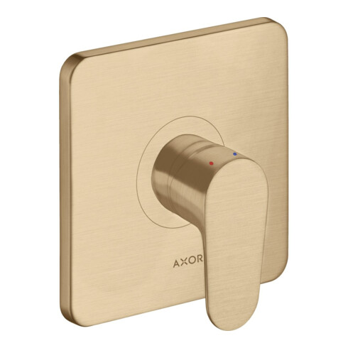 hansgrohe Axor Citterio M Set complet Mitigeur mural douchette, 1 jet, bronze brossé