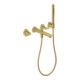 hansgrohe Axor Citterio Mitigeur baignoire 3 trous sans structure, or poli, encastré mural-1
