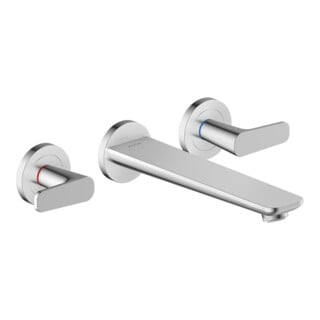 hansgrohe Axor Citterio mitigeur bain 3 trous sans structure, chrome, encastré mural